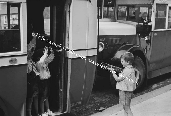 BUS SCENE BOYS PLAYING AT WESTPORT